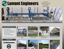 Tablet Screenshot of lamontengineers.com